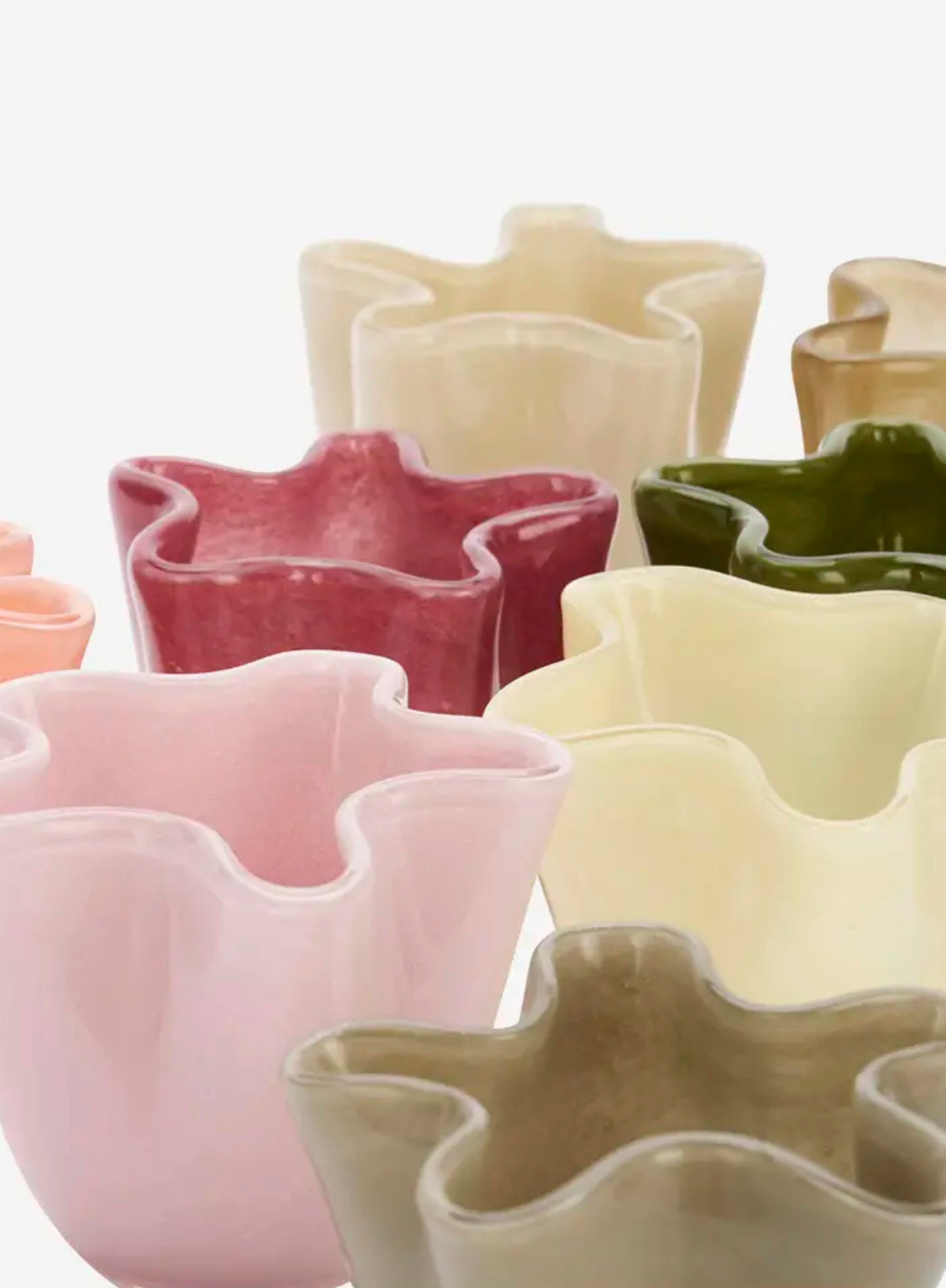 Madam Stoltz Light Pink Glass Vase