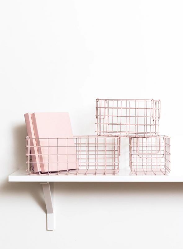 Wire Small Locker Basket from Mustard