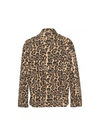 Leonora Denim Jacket in Naturel Leopard from Kaffe
