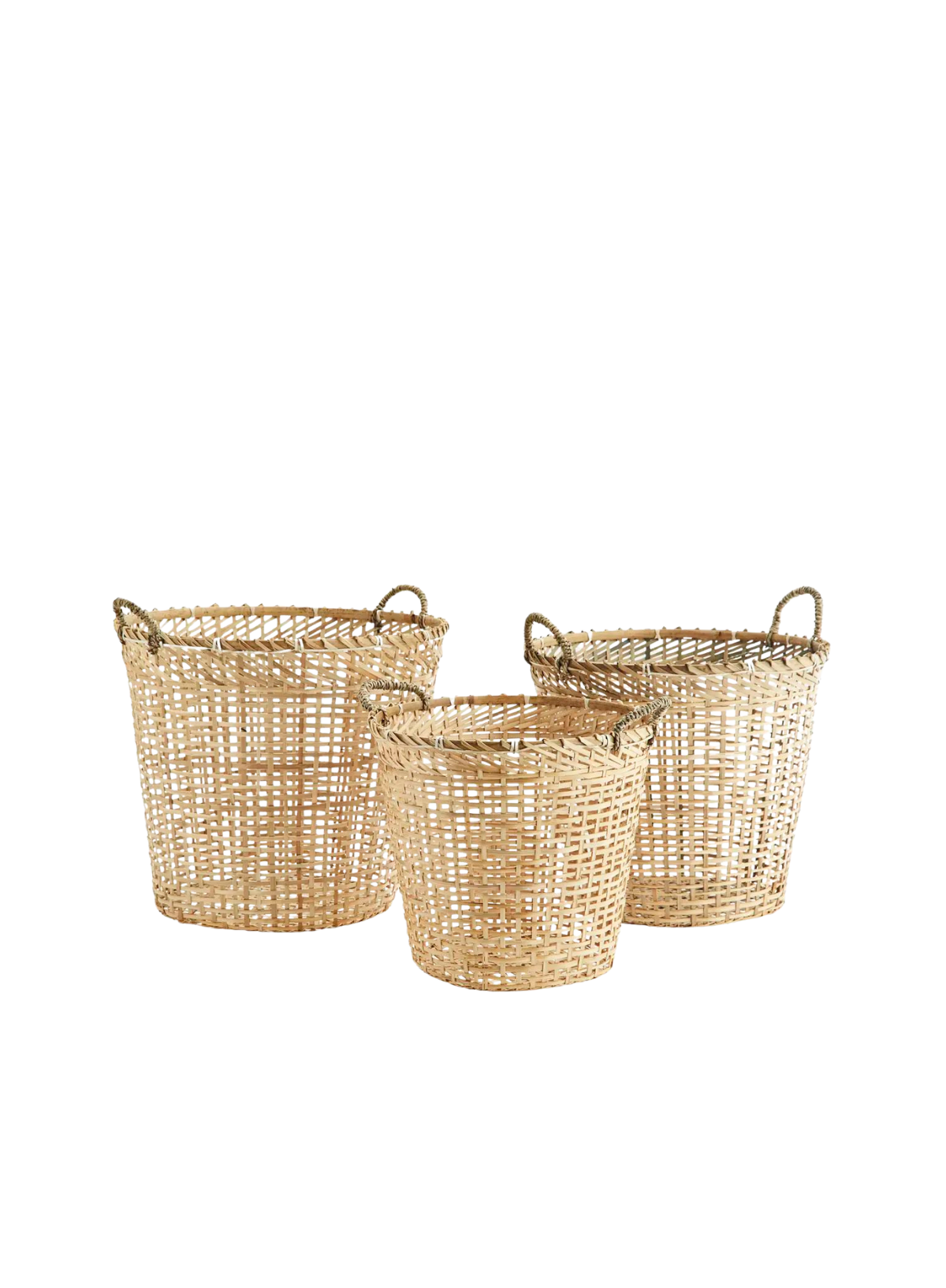 Round Bamboo Basket Medium