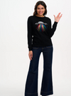 Astrid Jumper in Black Rainbow UFO from Sugarhill