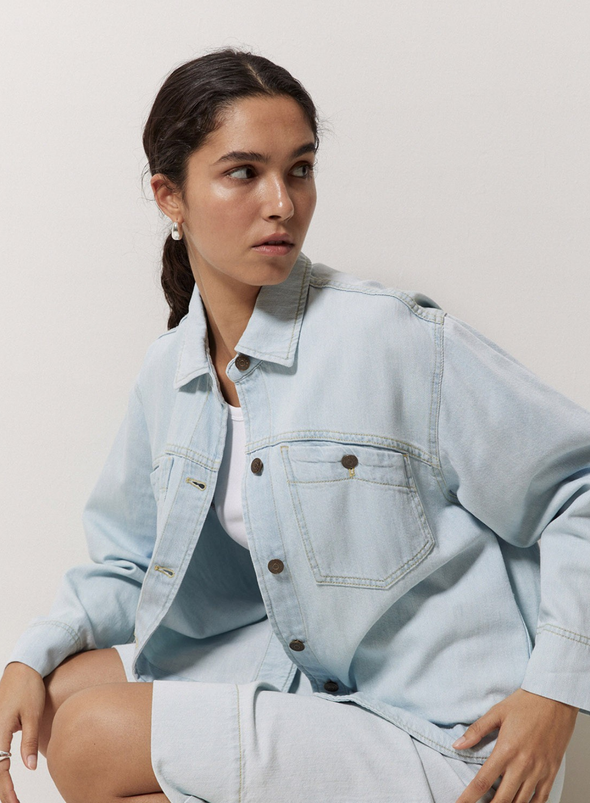 Laguna Denim Jacket in Indigo from Yerse