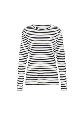 Liddy T-Shirt in Chalk/Midnight from Kaffe