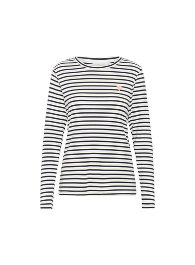 Liddy T-Shirt in Chalk/Midnight from Kaffe