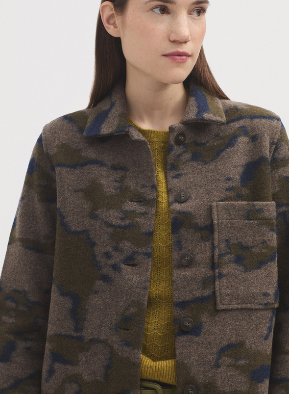 Wool Jacquard Coat from Nice Things