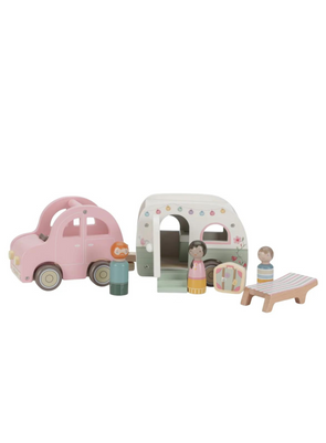 Toy Car with Caravan from Little Dutch