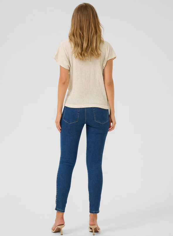 Gitte Blouse in Feather Gray from Kaffe