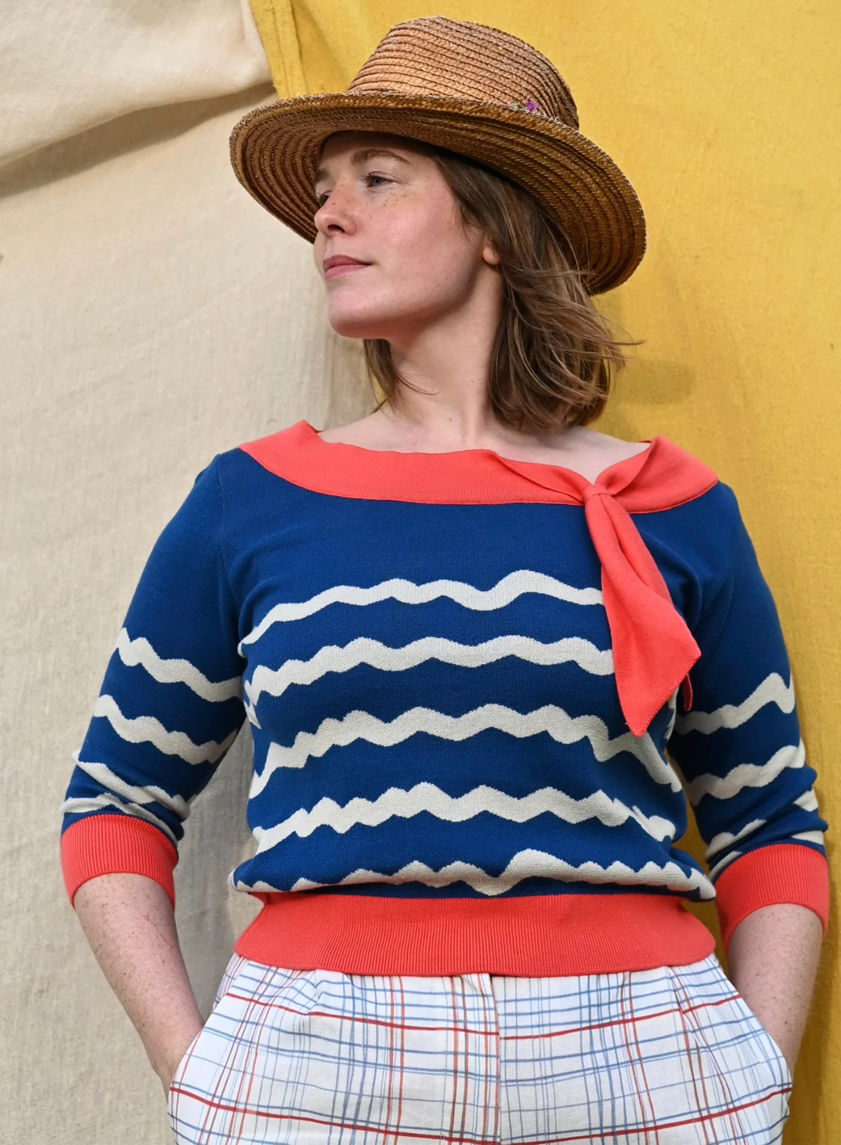 Palava Amelie Top in Coral Wave