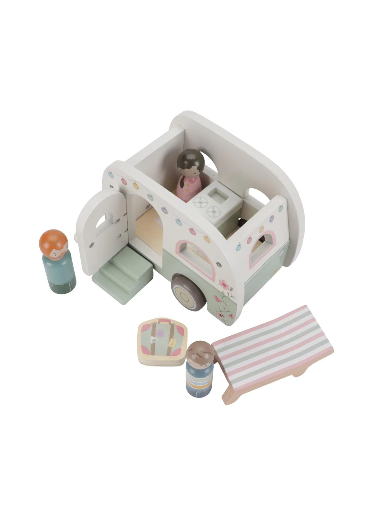 Toy Car with Caravan from Little Dutch