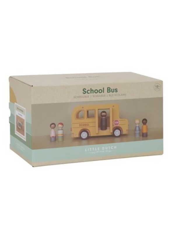 School Bus with Figures from Little Dutch