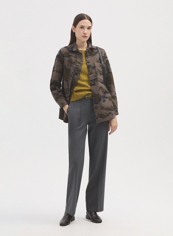 Wool Jacquard Coat from Nice Things