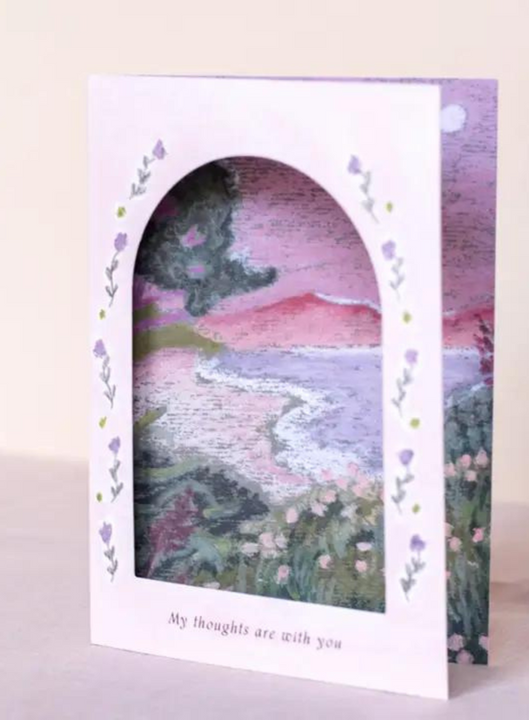 Thinking of you Sympathy Card from The Hidden Pearl Studio