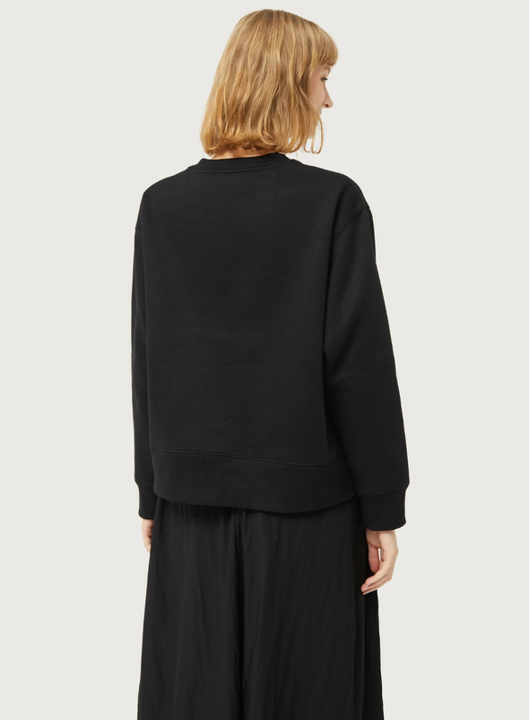 Flower Patch Sweatshirt in Black from Compañia Fantastica