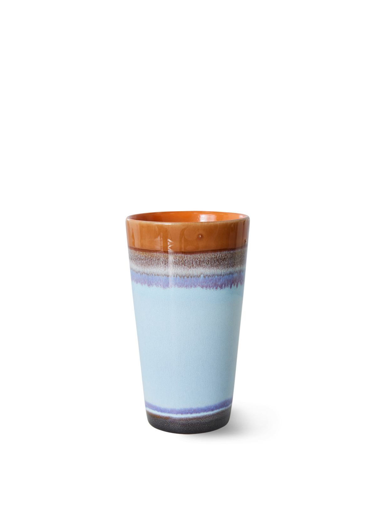 70s Ceramics Latte Mug in Ash from HK Living