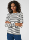 Liddy T-Shirt in Chalk/Midnight from Kaffe