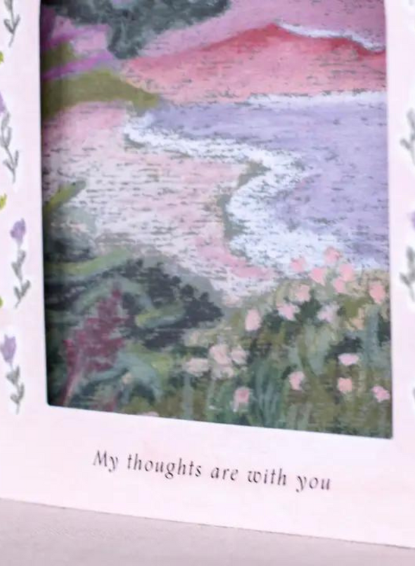 Thinking of you Sympathy Card from The Hidden Pearl Studio