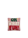 Oh What Fun! Hook Cushion from Peking Handicraft