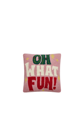 Oh What Fun! Hook Cushion from Peking Handicraft