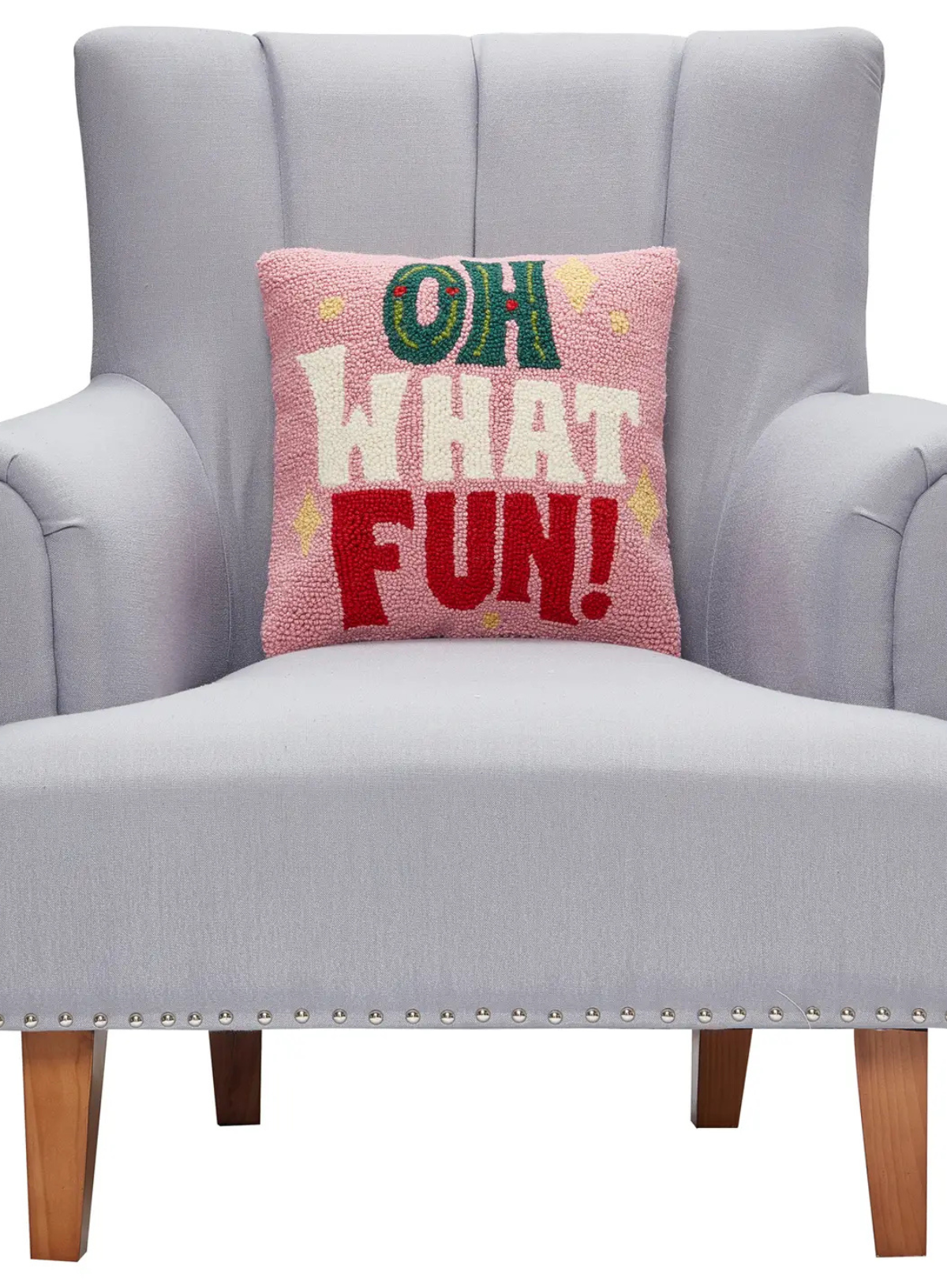 Oh What Fun! Hook Cushion from Peking Handicraft