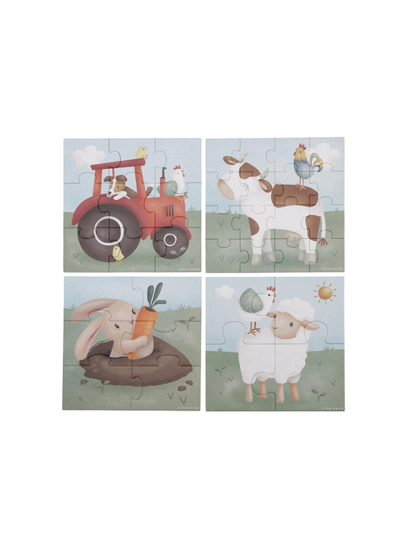 Little Farm 4 in 1 Puzzles from Little Dutch