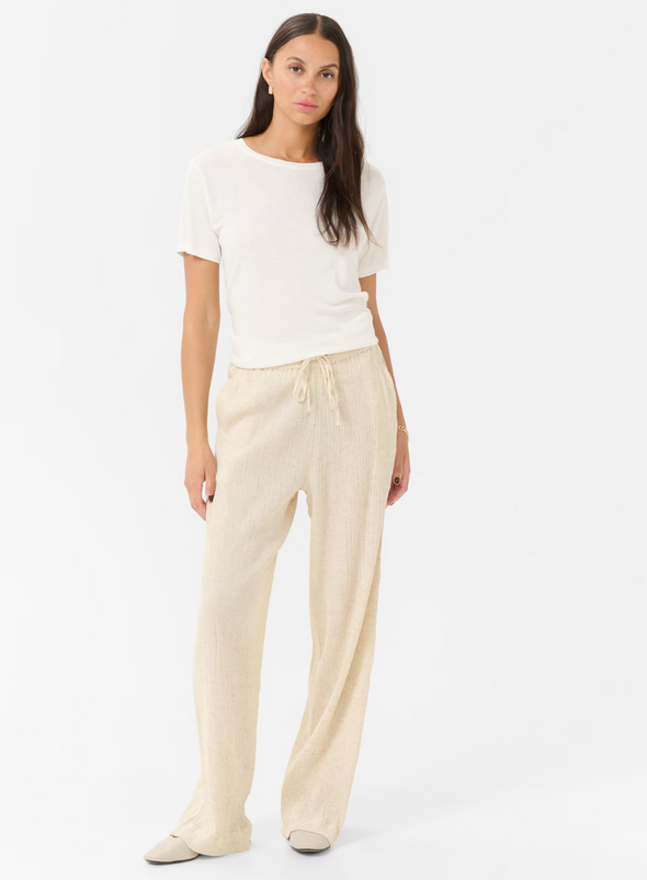 Gitte Pants in Feather Gray from Kaffe