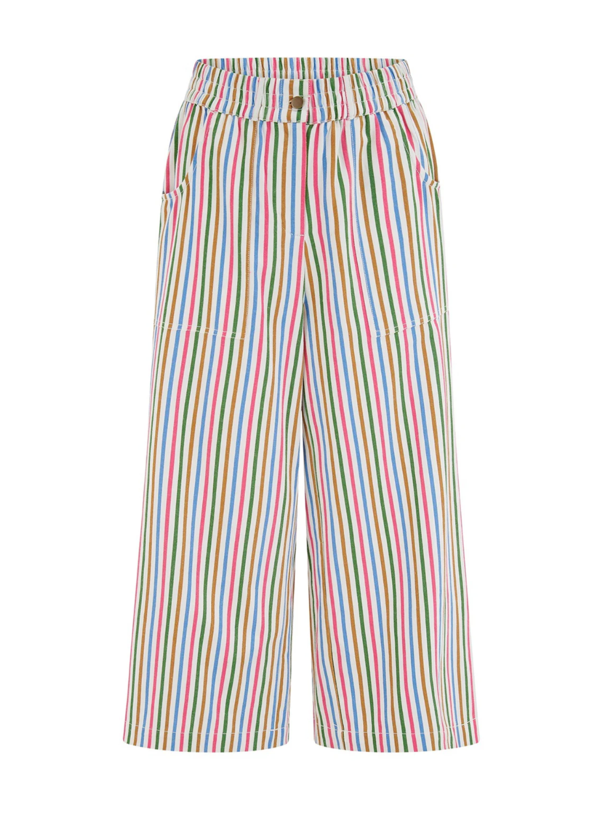 Sugarhill Charlene Cropped Trousers in Canvan Stripe