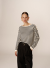 Pachamama Jumper in Ecru Stripe from Grace & Mila
