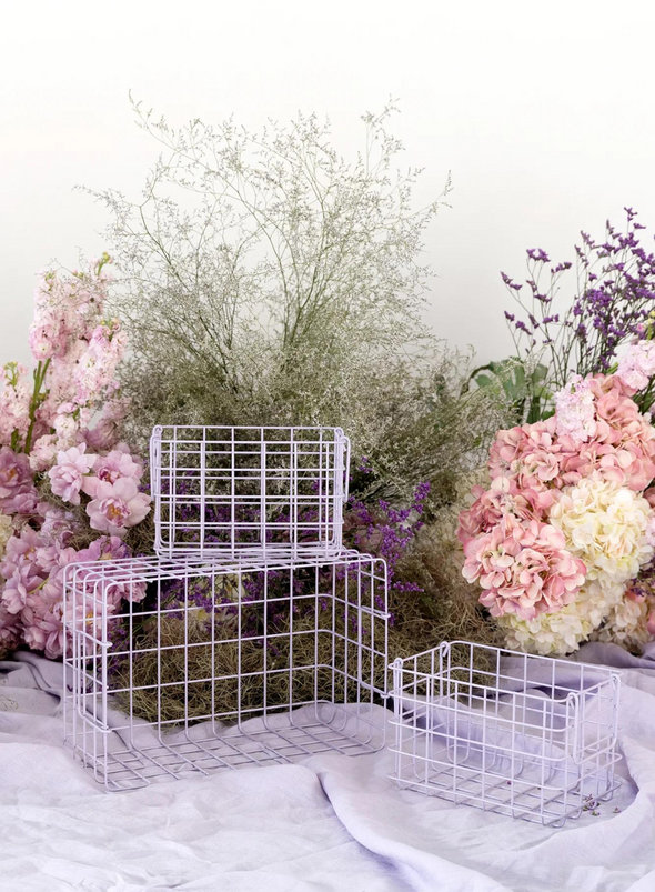 Wire Small Locker Basket from Mustard