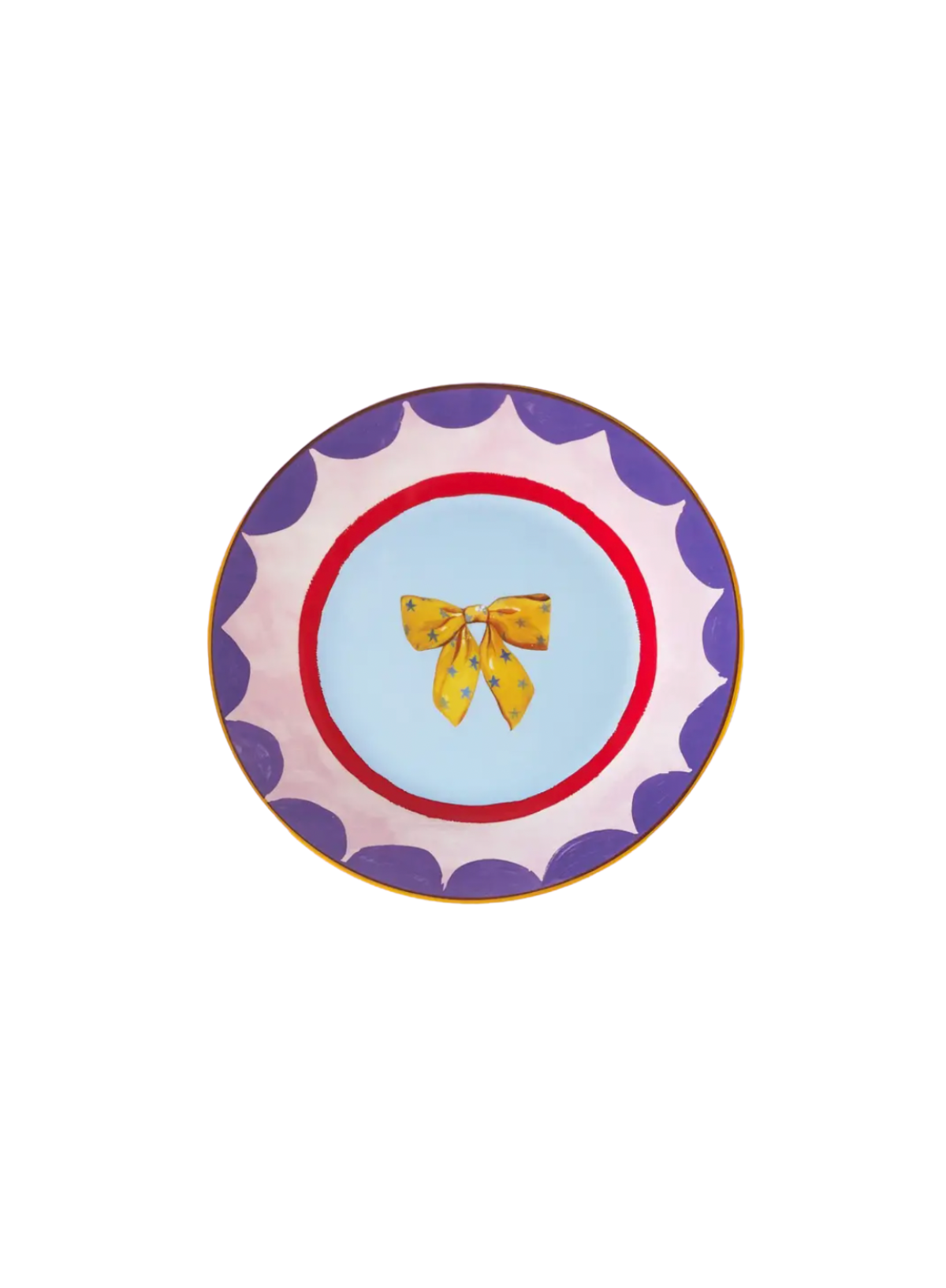 Eleanor Bowmer Bow Cake Plate in Purple