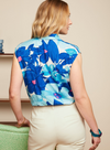 Remi Blouse Seychelles in Surf Blue from King Louie