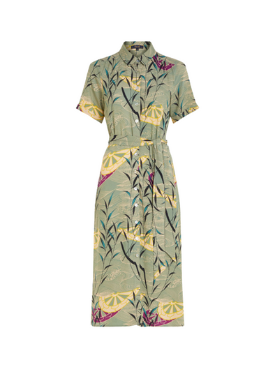 Olive Midi Dress Blush in Dusty Turquoise from King Louie