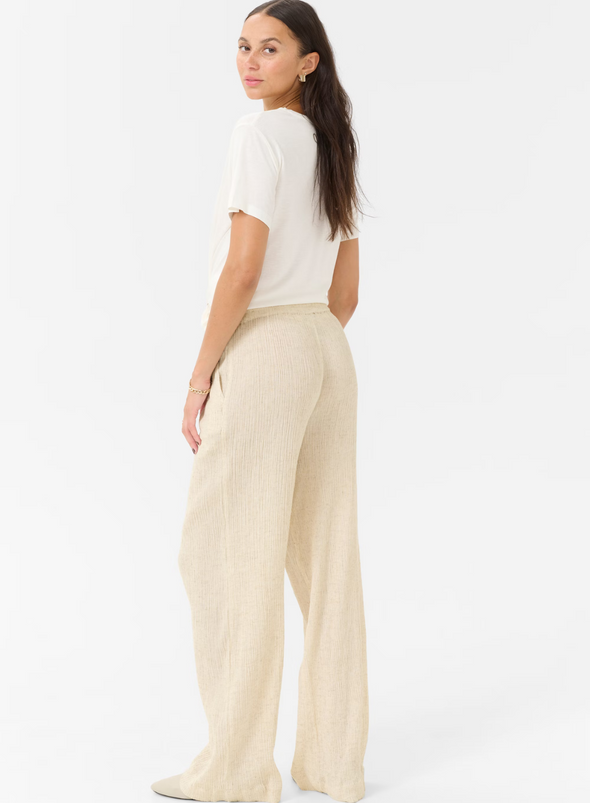 Gitte Pants in Feather Gray from Kaffe