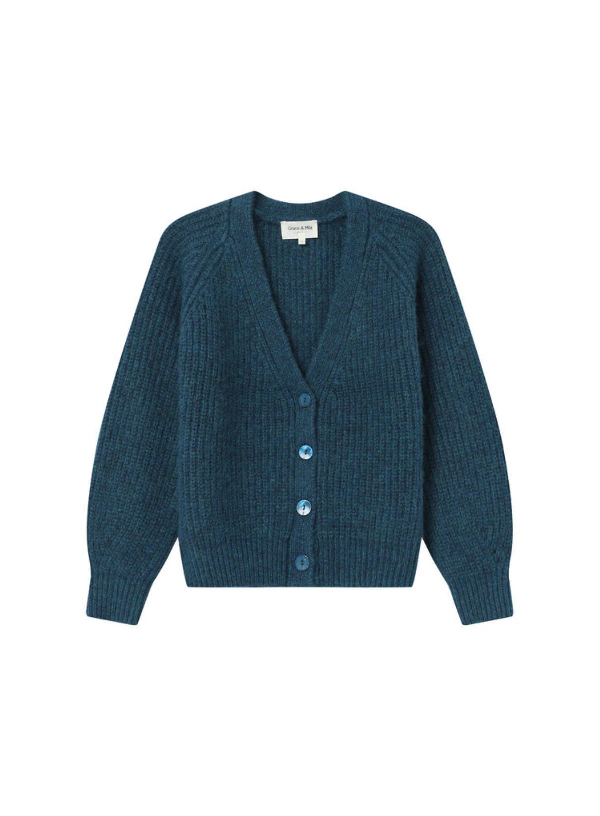 Saluda Cardigan in Emerald from Grace & Mila