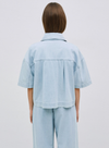 Lago Denim Shirt in Sky Blue from Yerse