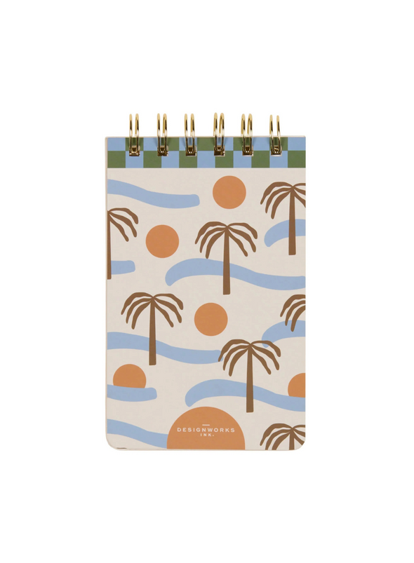 A Dopo Palm Twin Wire Notebook from Designworks Ink