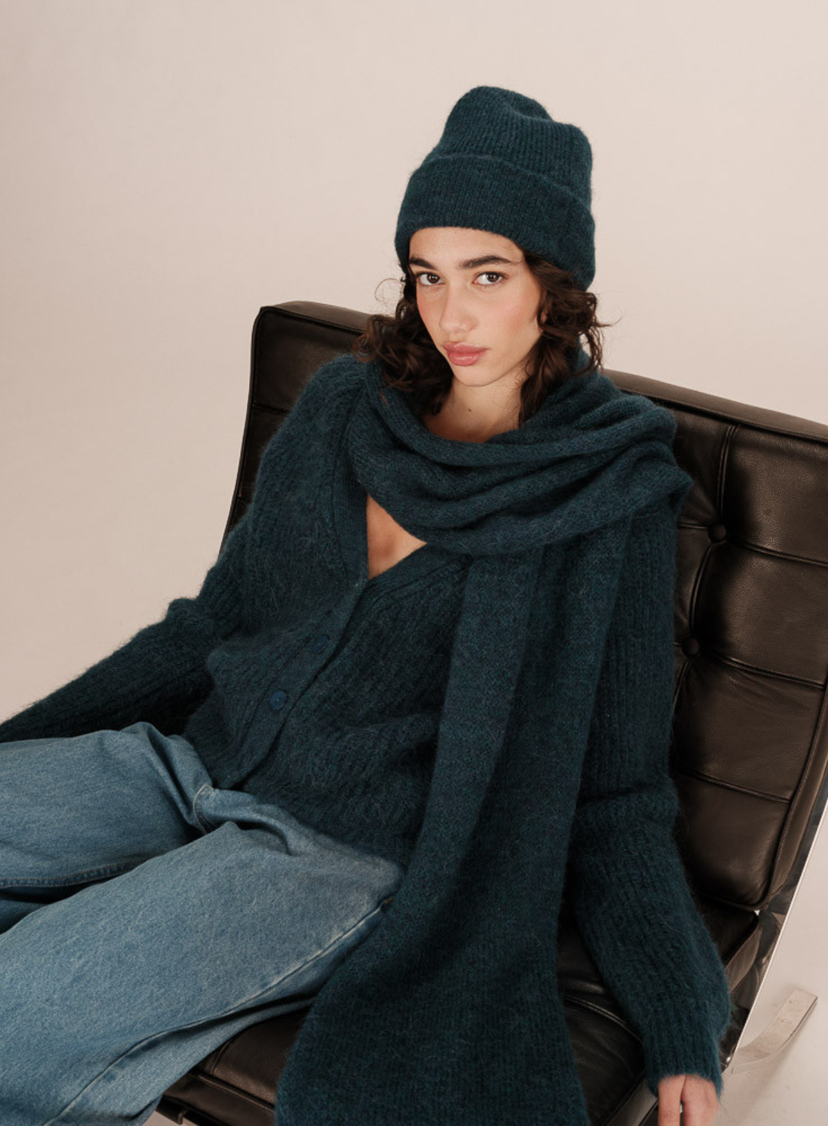 Saluda Cardigan in Emerald from Grace & Mila