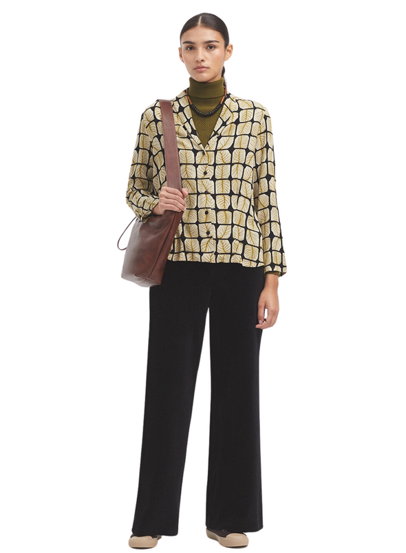 Stretch Corduroy Pants in Black 999 from Nice Things