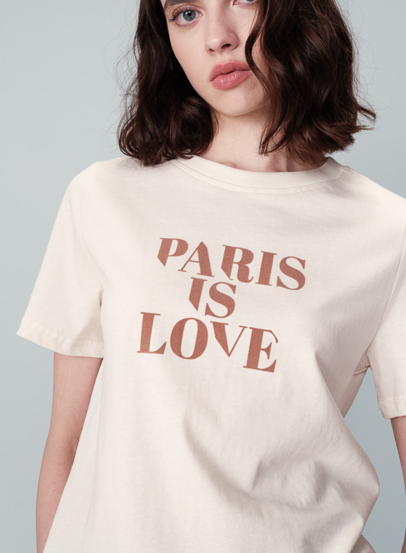 Nobuto T-Shirt in Beige from Grace & Mila