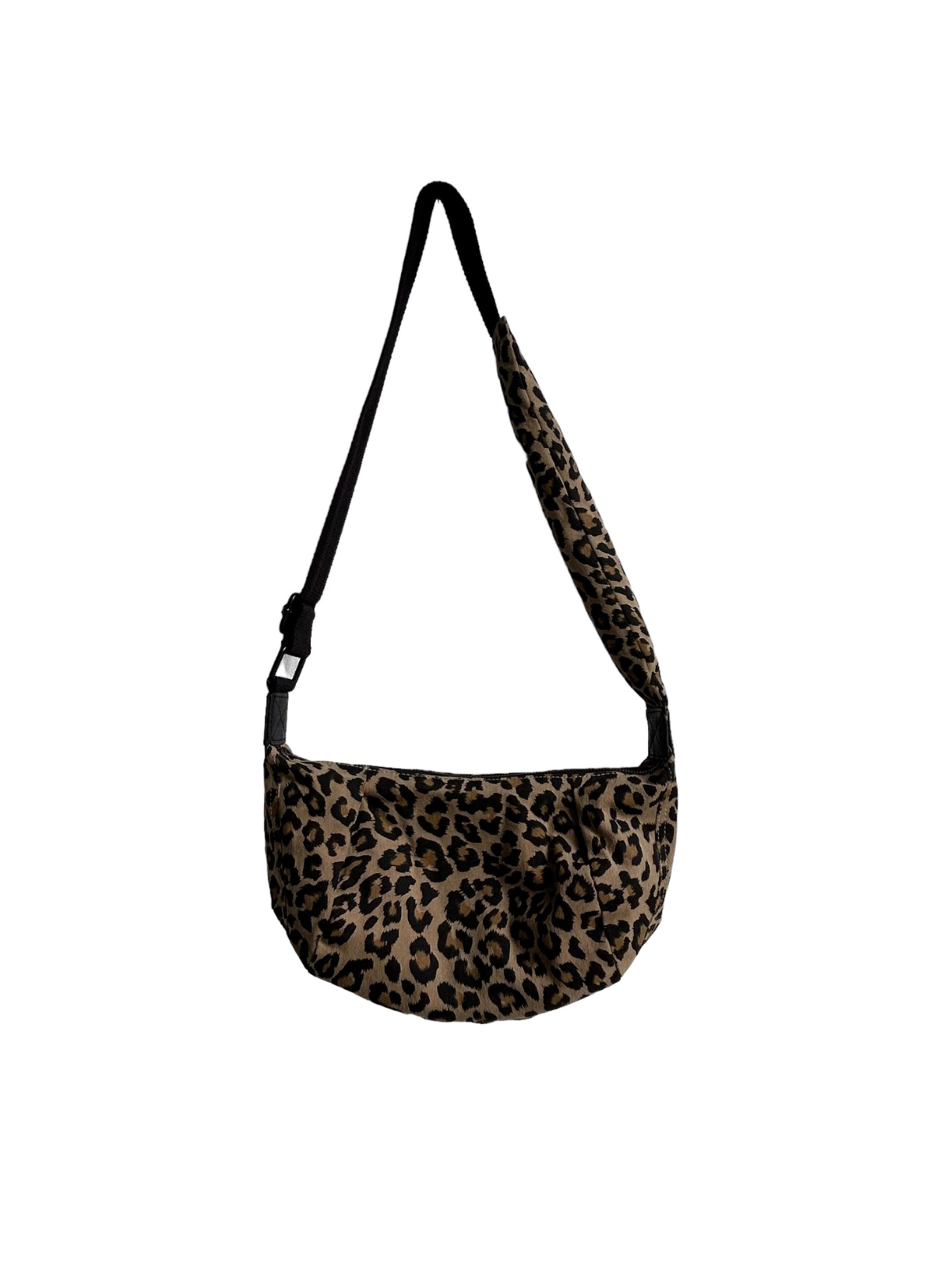 Small Brixton Cross Body Sling Bag in Sand Leopard from Sixton