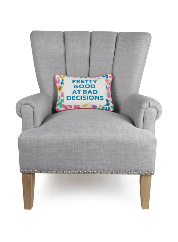 Pretty Good Embroidered Needlepoint Cushion from Peking Handicraft