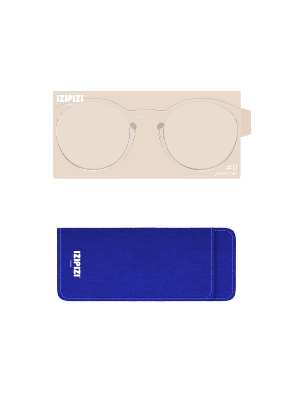 #D Reading Glasses in Paper Note Beige from Izipizi