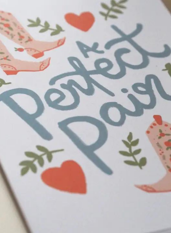 A Perfect Pair Love Card from Jade Fisher