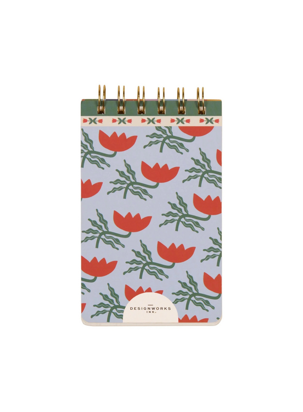 A Dopo Flower Twin Wire Notebook from Designworks Ink