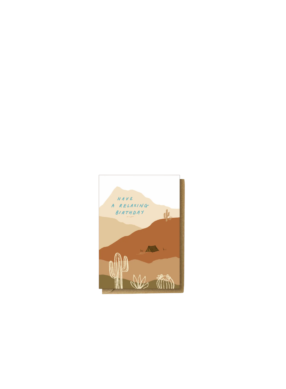 Desert Happy Birthday Card from Charis Raine Illustration