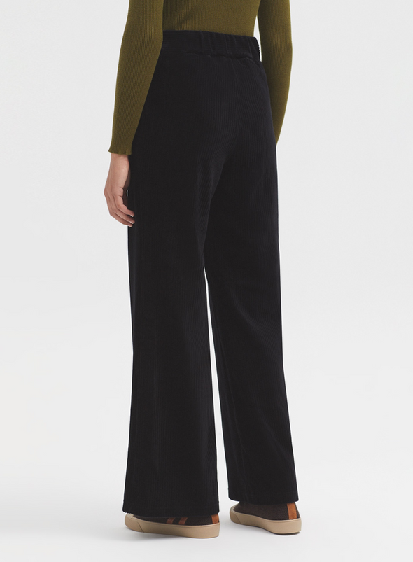 Stretch Corduroy Pants in Black 999 from Nice Things