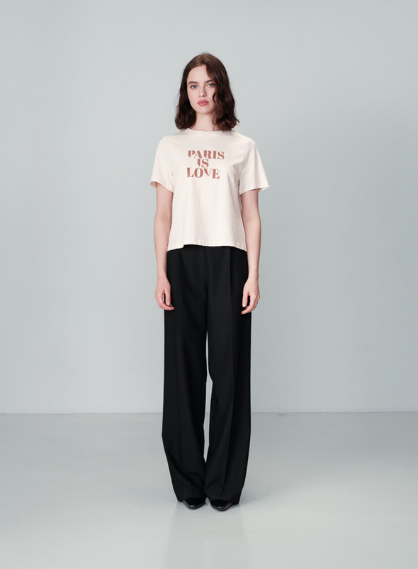 Nobuto T-Shirt in Beige from Grace & Mila