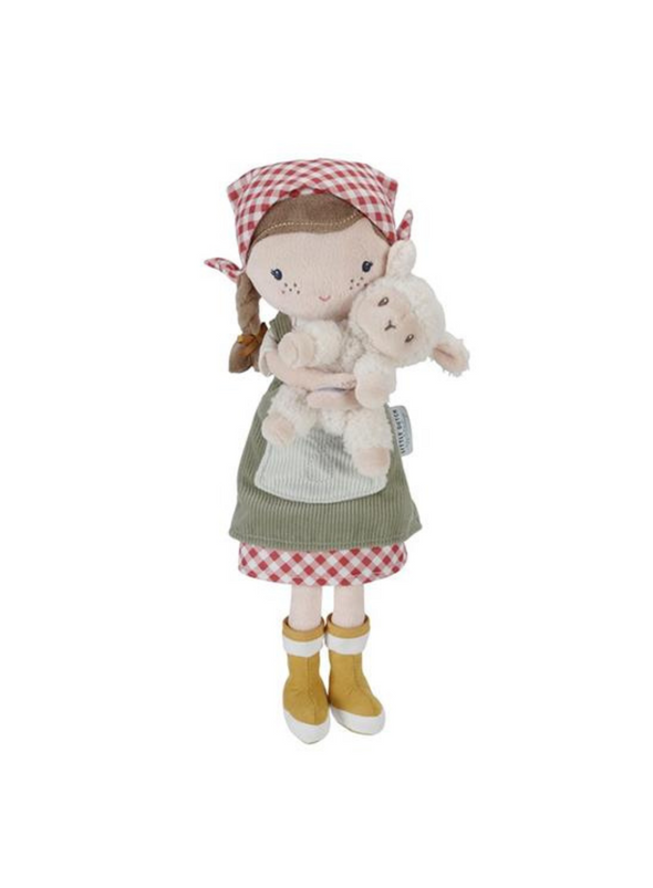 Cuddle Doll Farmer Rosa with Sheep from Little Dutch