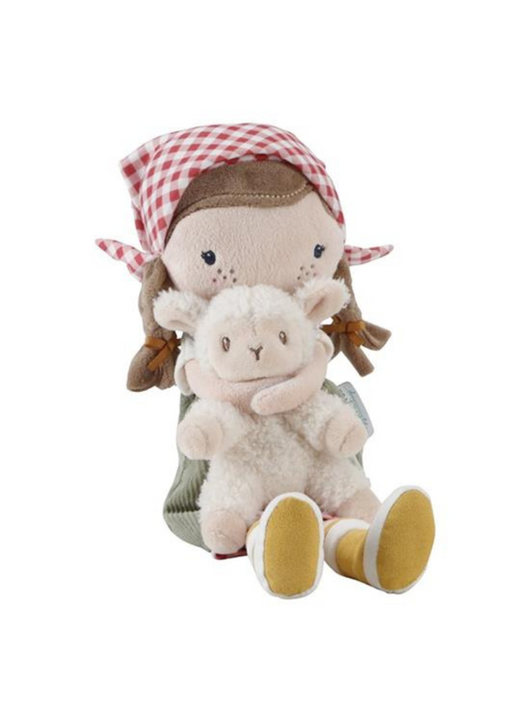 Cuddle Doll Farmer Rosa with Sheep from Little Dutch
