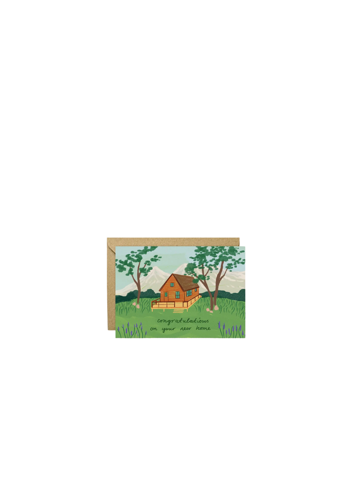 Charis Raine Illustration New Home Cabin Card