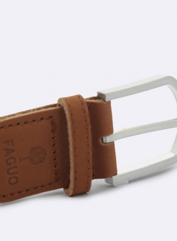 Belt Synthetic Woven in Carmine Red & Navy from Faguo